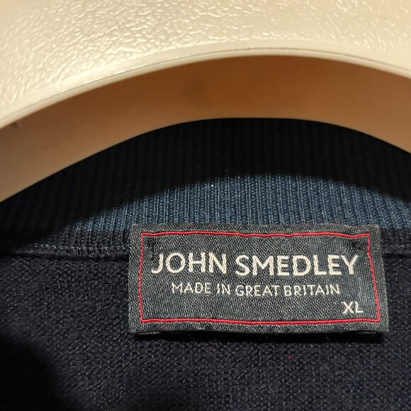 John Smedley Slim-Fit Merino Wool 2-way Zip-Up Cardigan Large - Picture 10 of 13